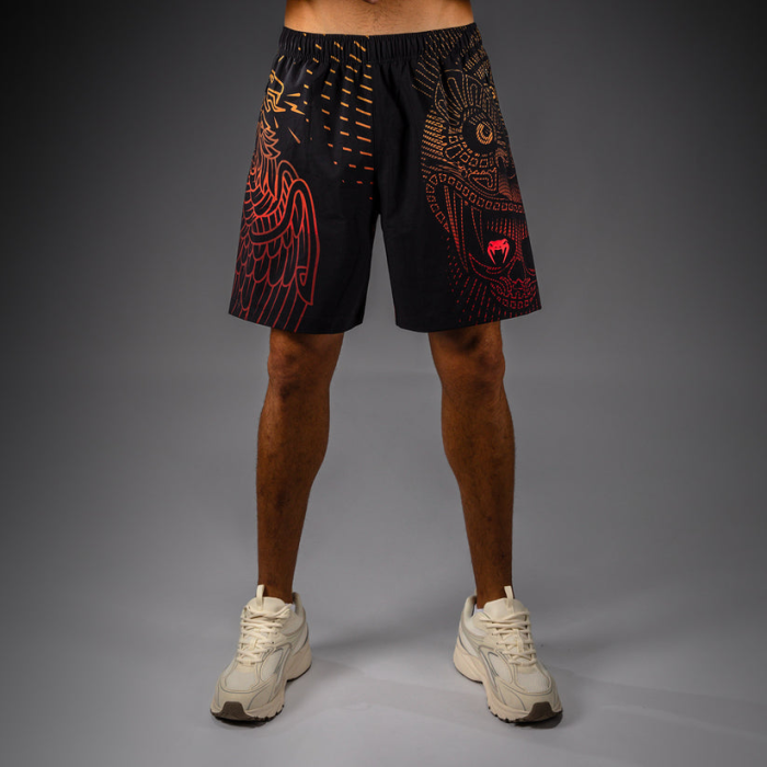 Шорти - Venum Quetzal Fury Training shorts - Black/Fury Red/ Tangerine​
